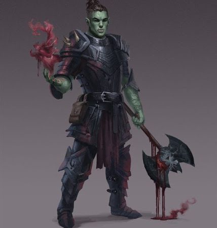 Orc Blood Hunter in D&D 5e.